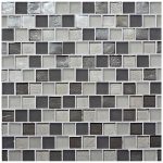 7/8 x 7/8 Offset Pattern of the Muse Collection by Oceanside Glass Tile
