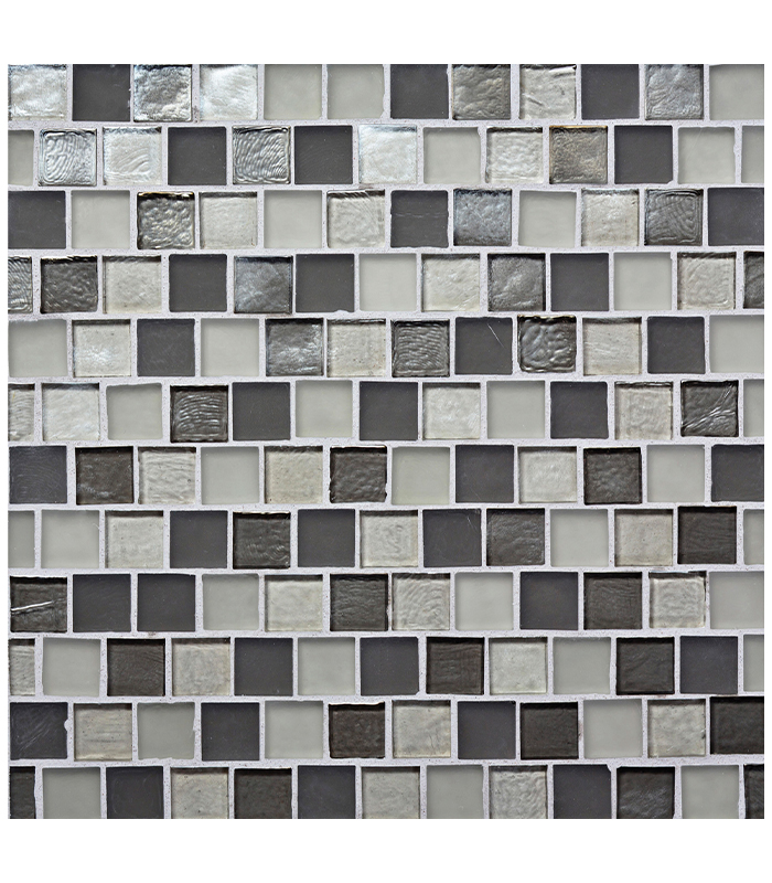 7/8 x 7/8 Offset Pattern of the Muse Collection by Oceanside Glass Tile