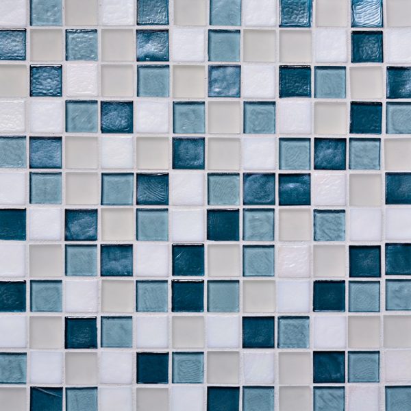 Cool Waters Blend Glass Mosaic