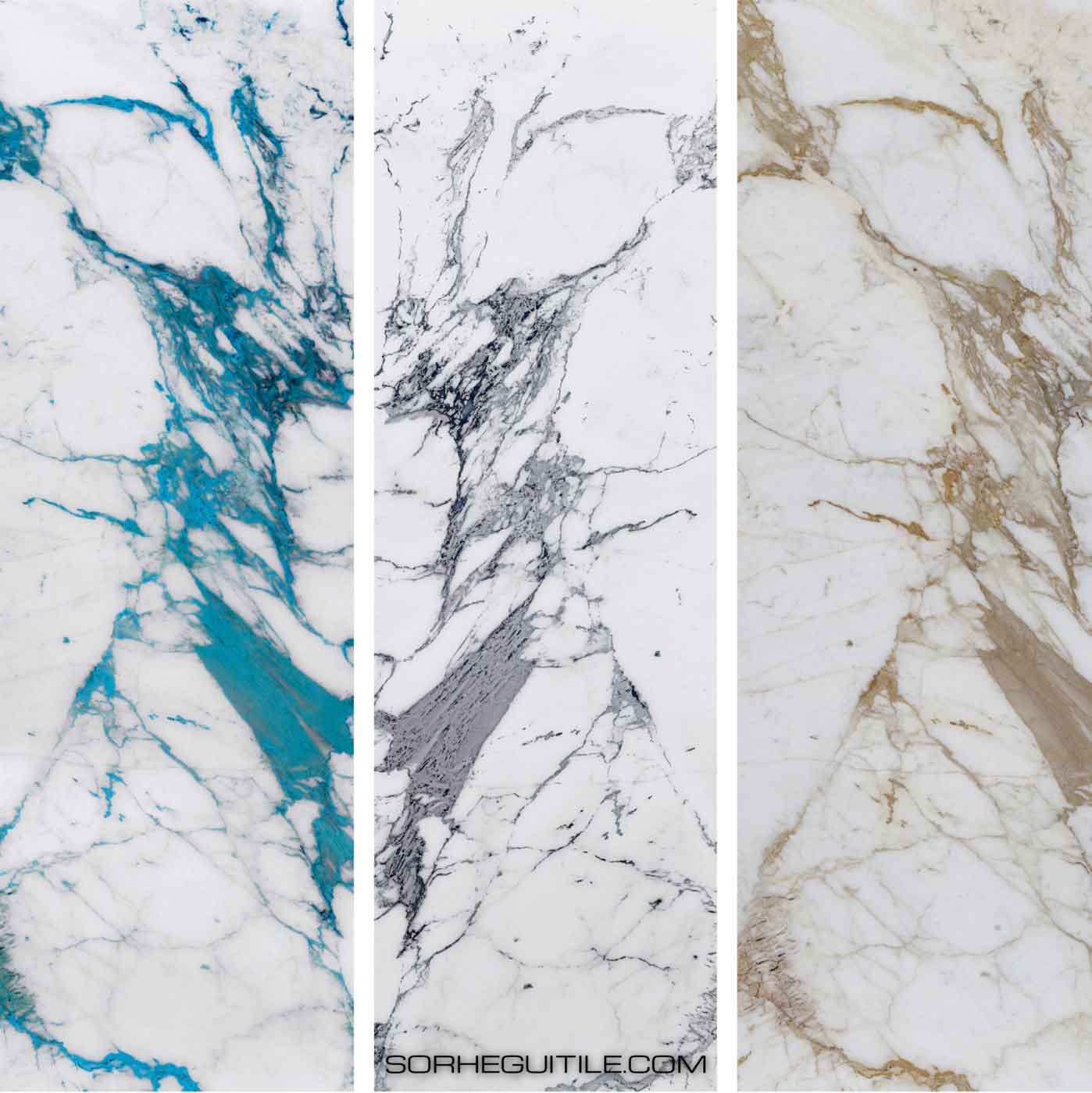 Examples of Vetrite by Sicis Electic Marble Collection available at Ruben Sorhegui Tile Distributors Southwest Florida's premier tile, stone and mixed mosaics distributor and tile showroom