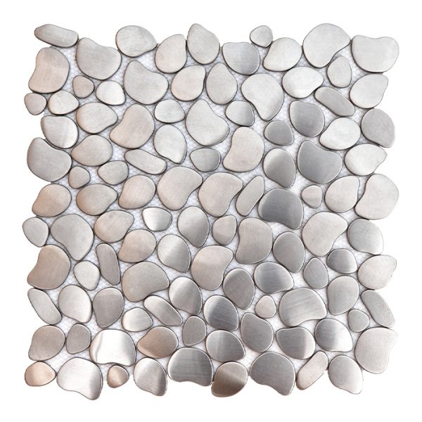 Stainless Steal Pebble Mosaic from Bati Orient