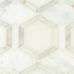Metro Hex Waterjet Mosaic from Ruben Sorhegui Tile Distributors Southwest Florida's largest tile, stone and mosaics distributor