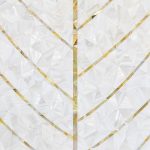 Natures Herringbone Mother of Pearl Mosaic