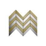 Neelnox Stainless Steel Mosaic available only at Ruben Sorhegui Tile
