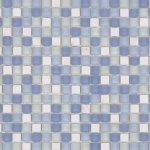 VEMI89 White Marble Grey and Light Blue Glass Mixed Mosaics | Mosaics Products from Ruben Sorhegui Tile Distributors Southwest Florida's largest tile, stone and mosaics distributor